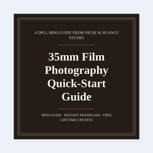 Cover of 35mm Film Photography Quick-Start Guide
