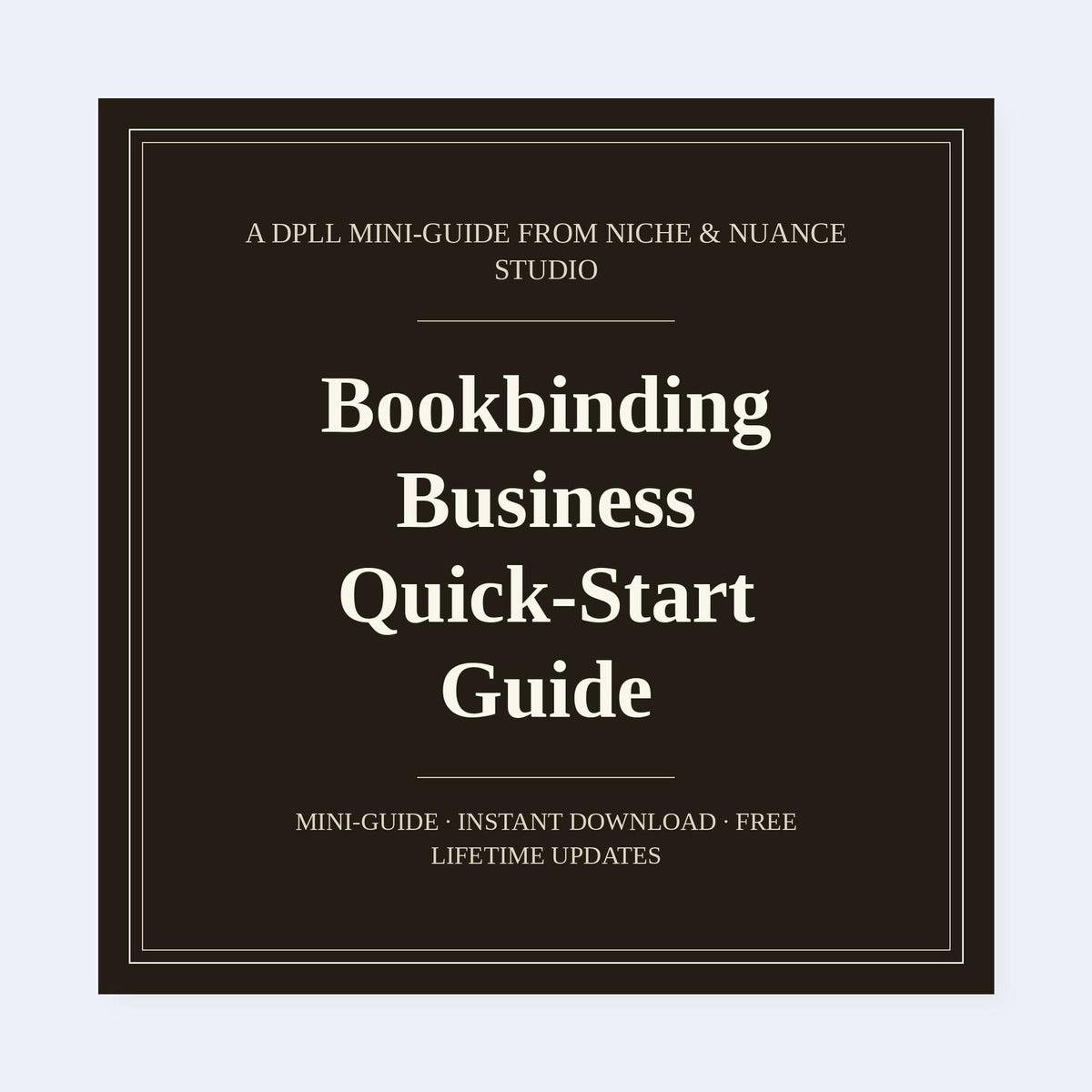 Cover of Bookbinding Business Quick-Start Guide