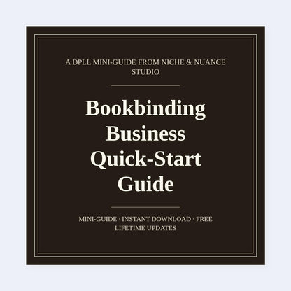 Cover of Bookbinding Business Quick-Start Guide