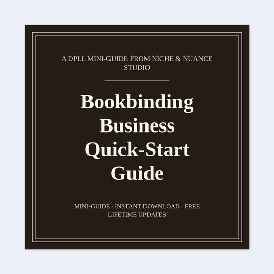 Cover of Bookbinding Business Quick-Start Guide