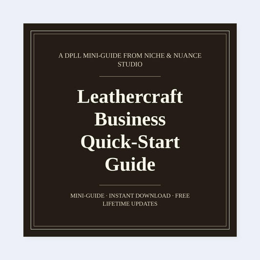Cover of Leathercraft Business Quick-Start Guide