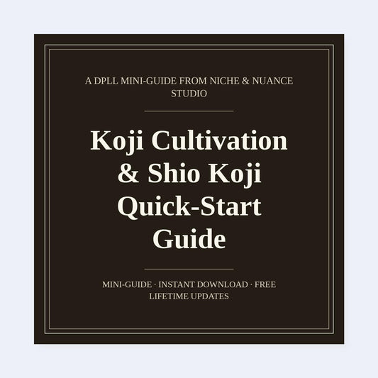 Cover of Koji Cultivation & Shio Koji Quick-Start Guide