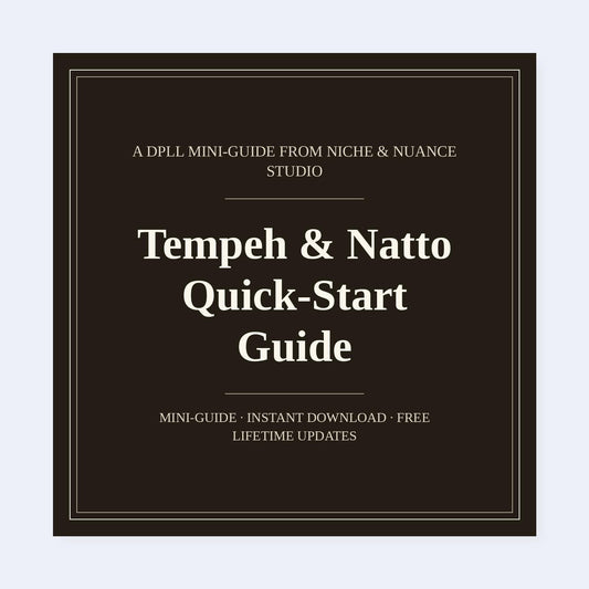Cover of Tempeh & Natto Quick-Start Guide