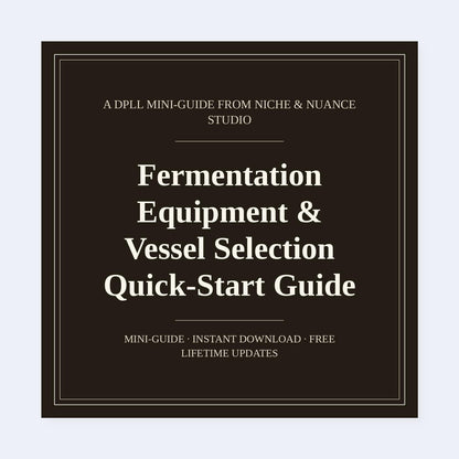 Cover of Fermentation Equipment & Vessel Selection Quick-Start Guide