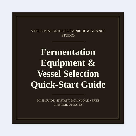 Cover of Fermentation Equipment & Vessel Selection Quick-Start Guide
