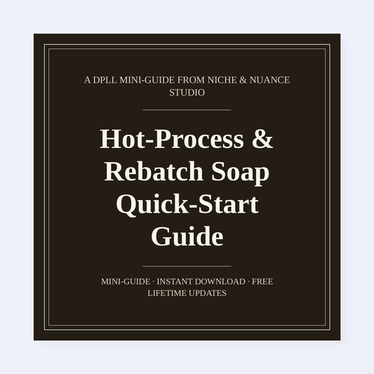 Cover of Hot-Process & Rebatch Soap Quick-Start Guide
