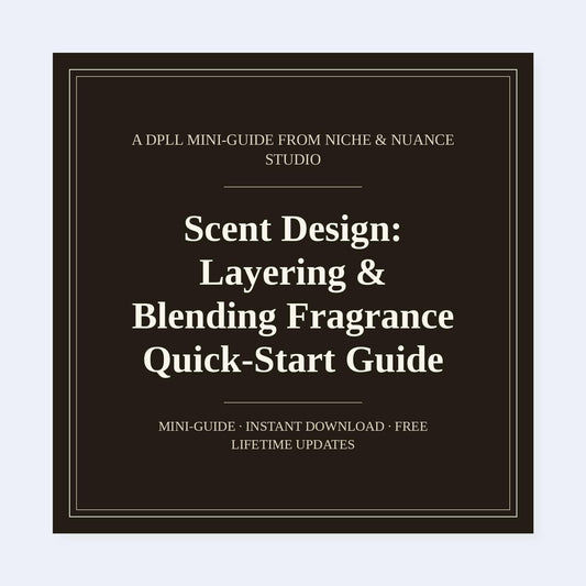 Cover of Scent Design: Layering & Blending Fragrance Quick-Start Guide