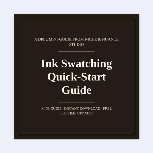 Cover of Ink Swatching Quick-Start Guide