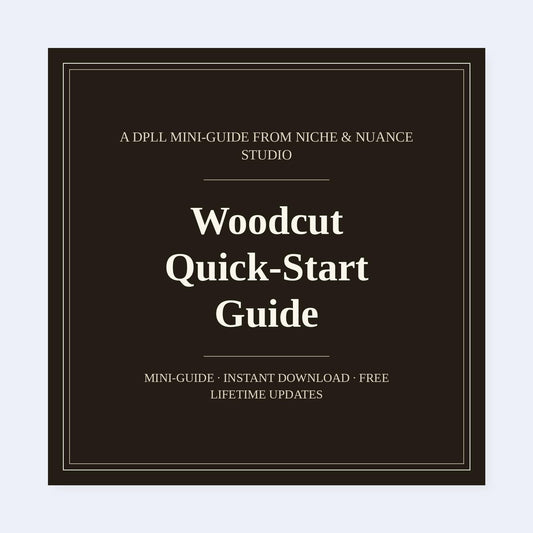Cover of Woodcut Quick-Start Guide