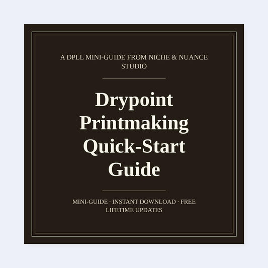 Cover of Drypoint Printmaking Quick-Start Guide