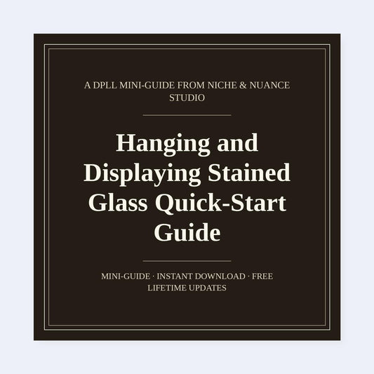 Cover of Hanging and Displaying Stained Glass Quick-Start Guide