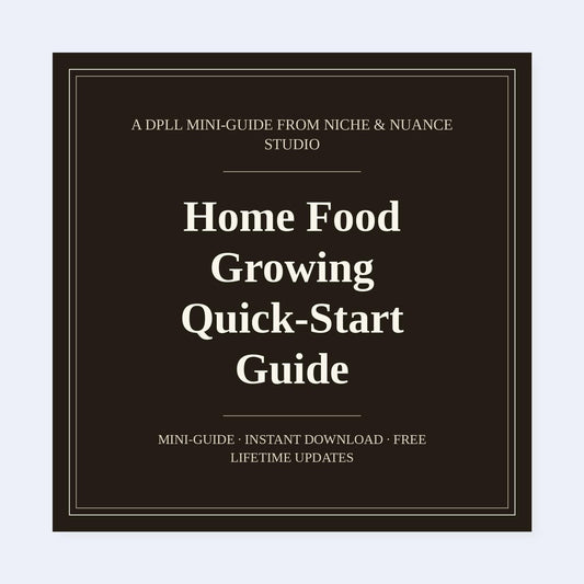 Cover of Home Food Growing Quick-Start Guide
