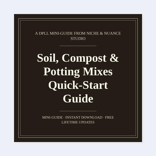 Cover of Soil, Compost & Potting Mixes Quick-Start Guide